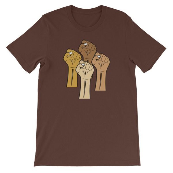 Black Lives Matter Hand Short-Sleeve Unisex T-Shirt - Image 5