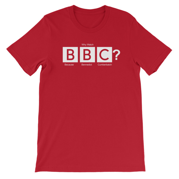 Because Bennedict Cumberbatch Short-Sleeve Unisex T-Shirt - Image 13
