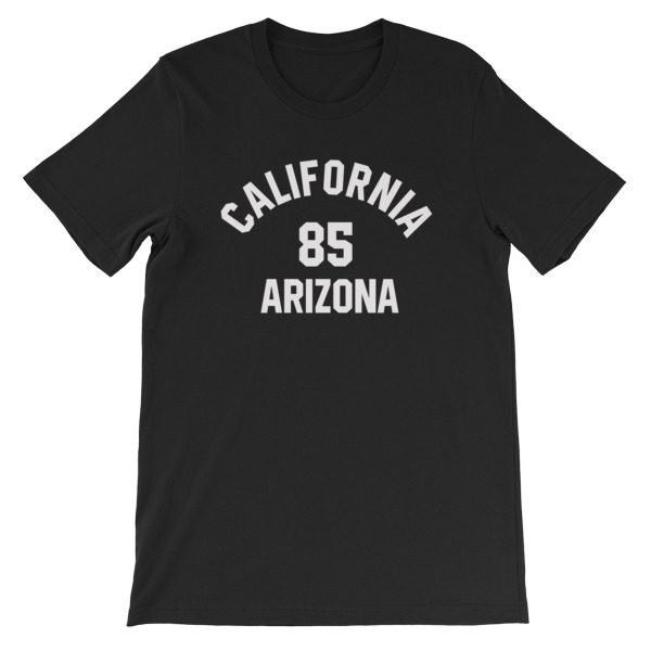 California Arizona 85 Short-Sleeve Unisex T-Shirt