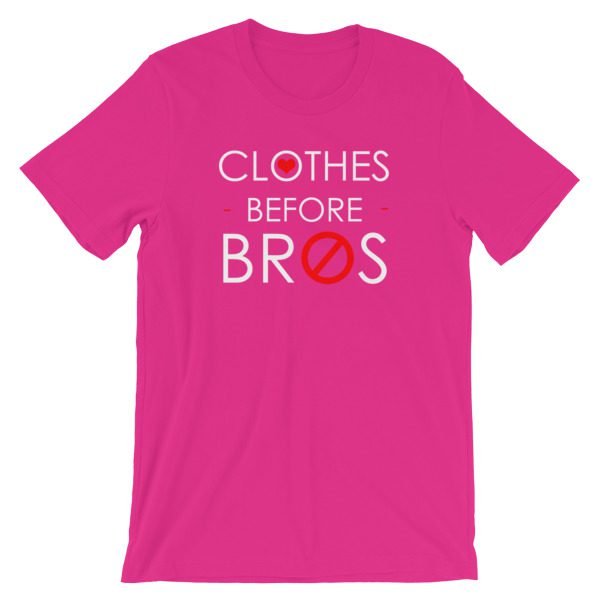 Clothes Before Bro Short-Sleeve Unisex T-Shirt - Image 18