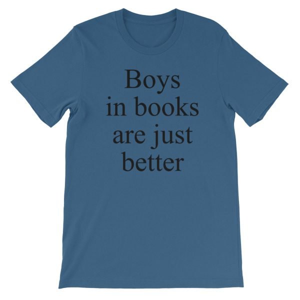 Boys In Books Are Just Better Short-Sleeve Unisex T-Shirt - Image 5