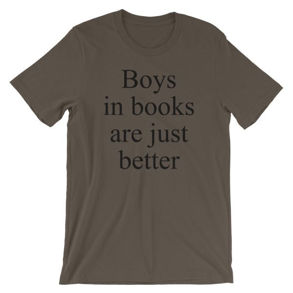 Boys In Books Are Just Better Short-Sleeve Unisex T-Shirt - Image 4