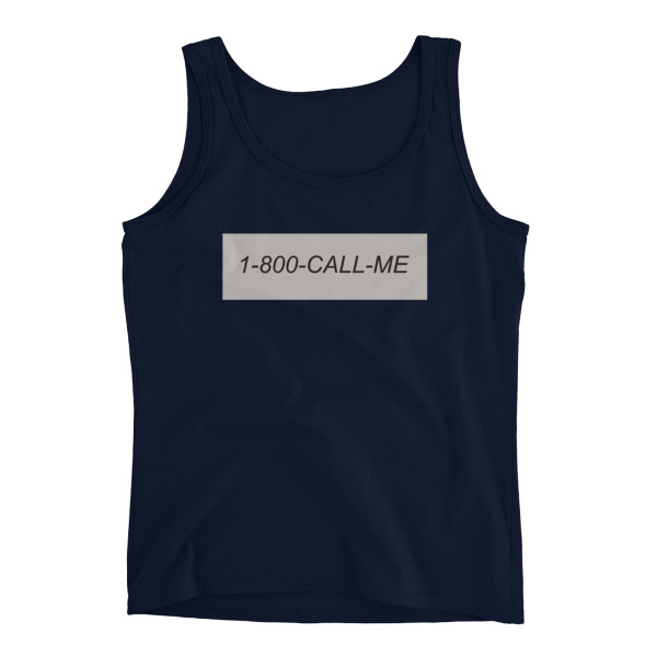 1-800 call me Ladies' Tank - Image 6