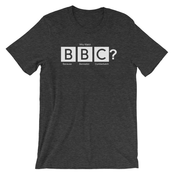 Because Bennedict Cumberbatch Short-Sleeve Unisex T-Shirt - Image 10