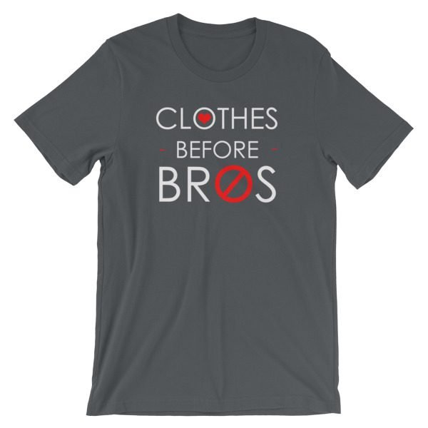 Clothes Before Bro Short-Sleeve Unisex T-Shirt - Image 8
