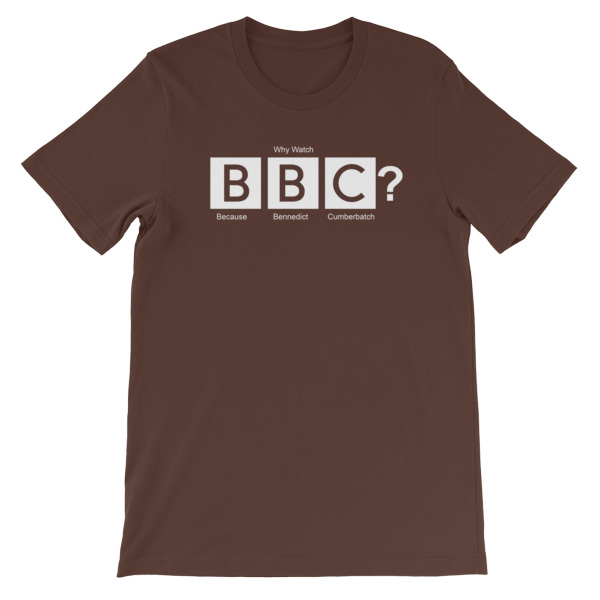 Because Bennedict Cumberbatch Short-Sleeve Unisex T-Shirt - Image 3