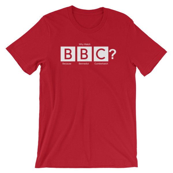 Because Bennedict Cumberbatch Short-Sleeve Unisex T-Shirt - Image 14