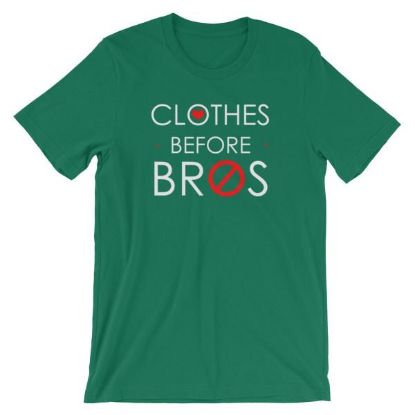 Clothes Before Bro Short-Sleeve Unisex T-Shirt - Image 12