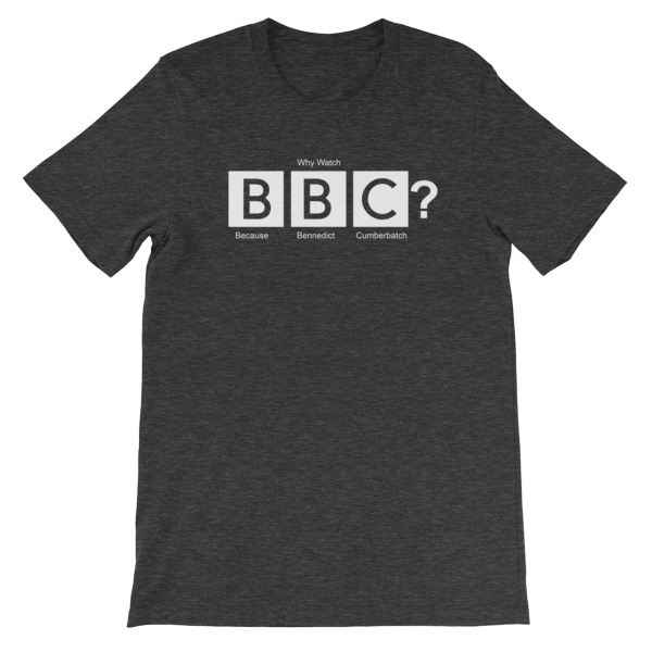 Because Bennedict Cumberbatch Short-Sleeve Unisex T-Shirt - Image 9