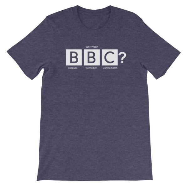 Because Bennedict Cumberbatch Short-Sleeve Unisex T-Shirt - Image 7