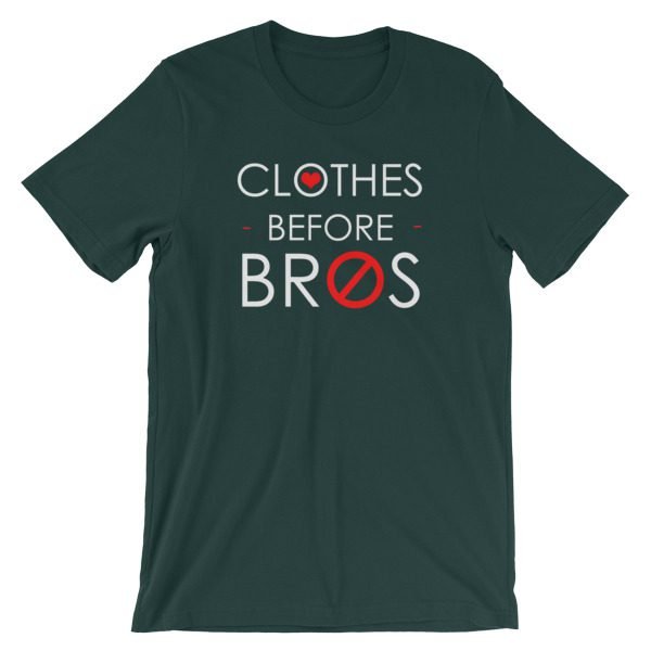 Clothes Before Bro Short-Sleeve Unisex T-Shirt - Image 10