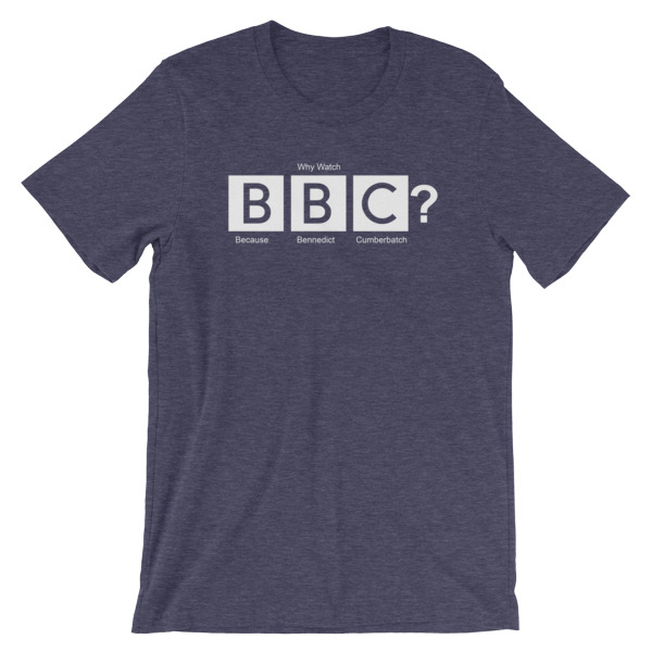 Because Bennedict Cumberbatch Short-Sleeve Unisex T-Shirt - Image 8