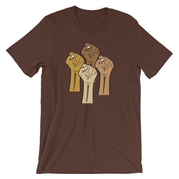 Black Lives Matter Hand Short-Sleeve Unisex T-Shirt - Image 6