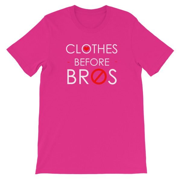Clothes Before Bro Short-Sleeve Unisex T-Shirt - Image 17