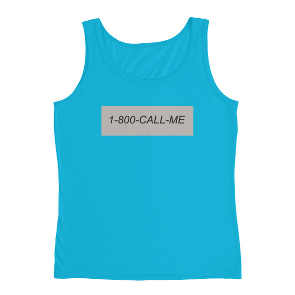 1-800 call me Ladies' Tank - Image 9