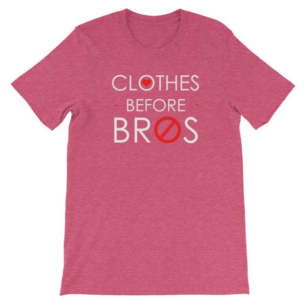 Clothes Before Bro Short-Sleeve Unisex T-Shirt - Image 19