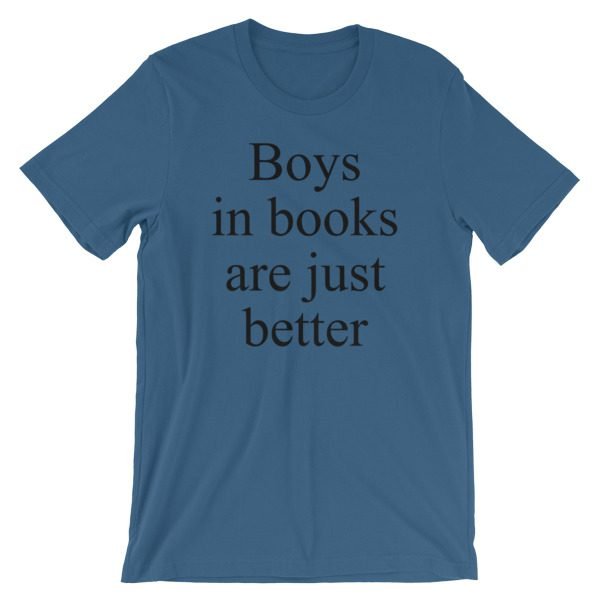 Boys In Books Are Just Better Short-Sleeve Unisex T-Shirt - Image 6