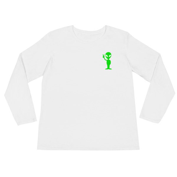 Alien Peace Ladies’ Long Sleeve T-Shirt