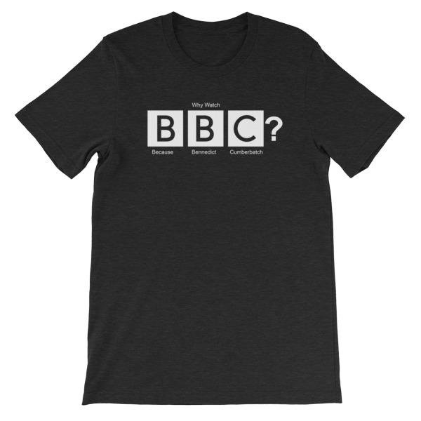 Because Bennedict Cumberbatch Short-Sleeve Unisex T-Shirt - Image 5