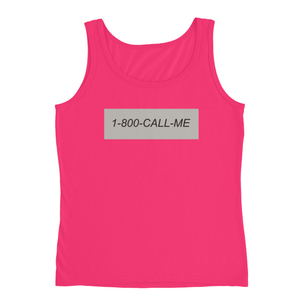 1-800 call me Ladies' Tank - Image 13
