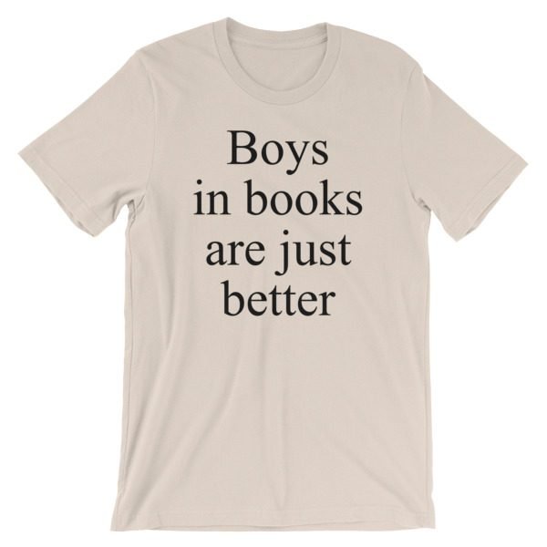 Boys In Books Are Just Better Short-Sleeve Unisex T-Shirt - Image 8