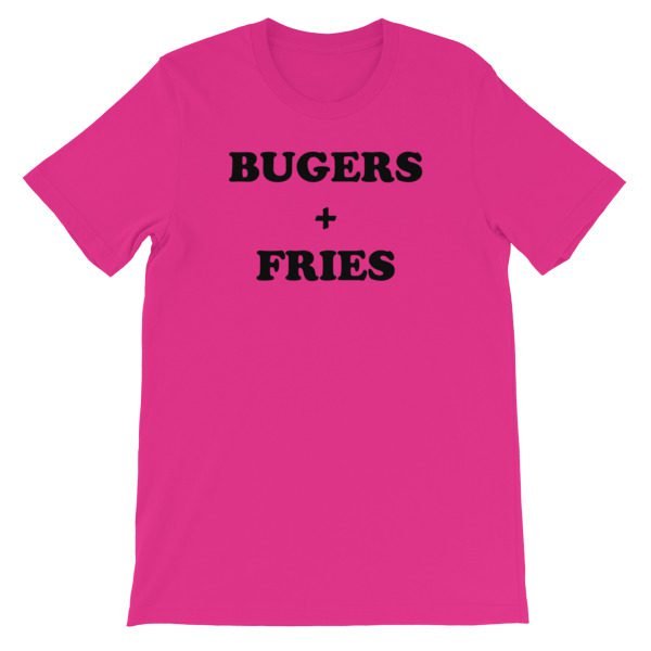 Burgers Fries Short-Sleeve Unisex T-Shirt - Image 17