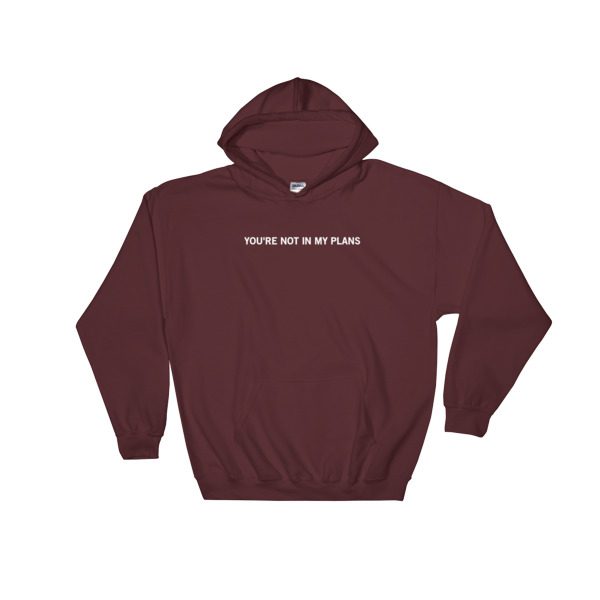 You're Not In My Plans Hooded Sweatshirt - Image 6
