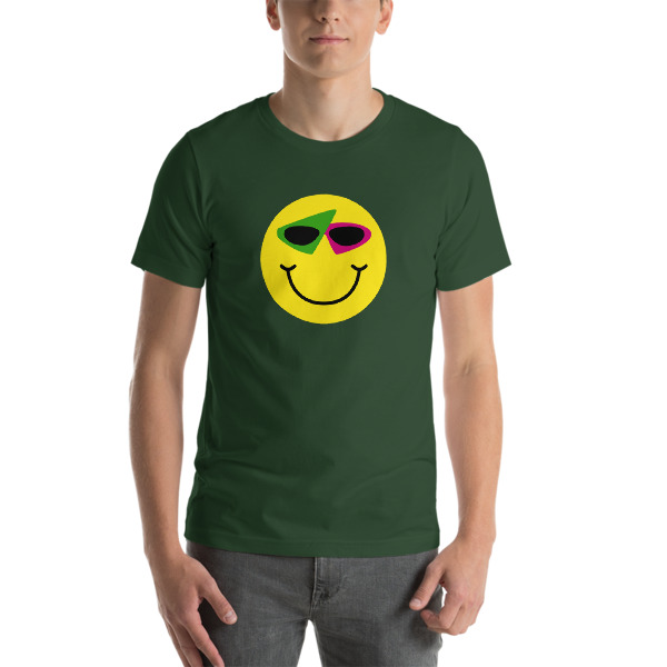 Smiley Short-Sleeve Unisex T-Shirt - Image 5