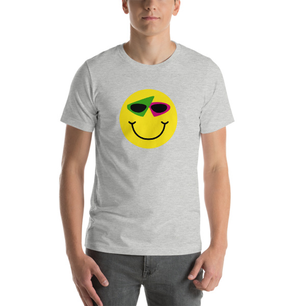 Smiley Short-Sleeve Unisex T-Shirt - Image 8