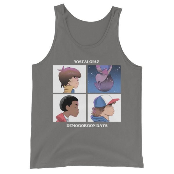 Nostalgiaz Demogorgon Day Unisex Tank Top - Image 3