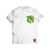 Green Watercolour Philodendron Monstera Print Pocket Shirt