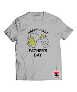 Happy First Fathers Day Beer and Bottle Shirt