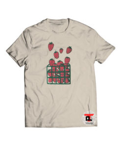 Strawberry Screen Print Garden Shirt