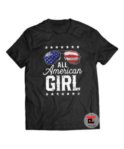 All American Girl 4th of July Shirt
