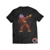 Dabbing Bigfoot 4th of July Shirt