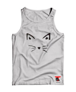 Funny Cat Face Tank Top