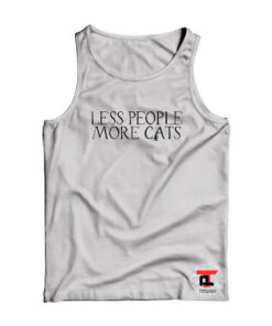 Less People More Cats Tank Top
