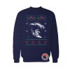 astronaut ugly Christmas Sweatshirt