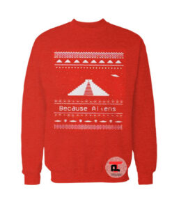Ancient Aliens Ugly Christmas Sweatshirt