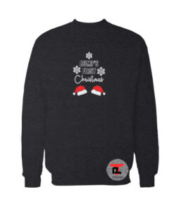 Bumps first christmas Ugly Christmas Sweatshirt