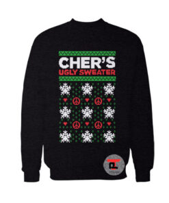 Cher's Ugly Christmas Sweatshirt