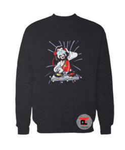DJ Jesus Ugly Christmas Sweatshirt