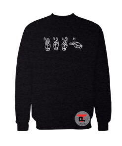Hand Sign Bruh Sweatshirt