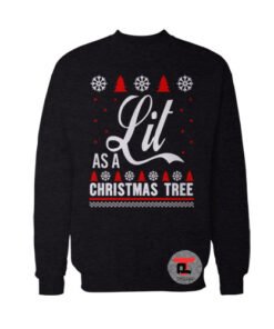 Lit Christmas Red Sweatshirt