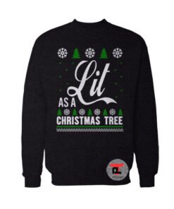 Lit Christmas Green Sweatshirt