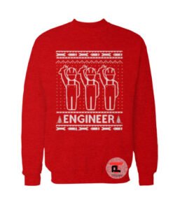 Mechanical Engineer Ugly Christmas Sweatshirt