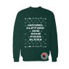 Michael Clifford and Pizza ugly chirstmas Sweatshirt