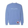 New York USA Light Blue Sweatshirt