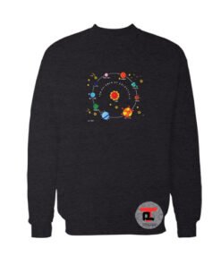 Planets Solar System and Stars Sweatshirt