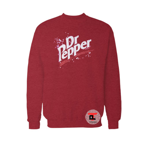 Dr Pepper Sweatshirt w/Hoodie  Large  NEW 